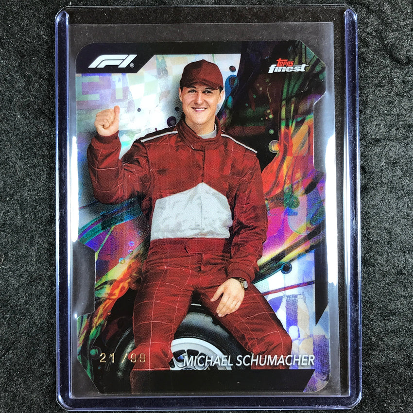 2024 Topps Finest Formula 1 MICHAEL SCHUMACHER Common Die-Cut 21/99 #78