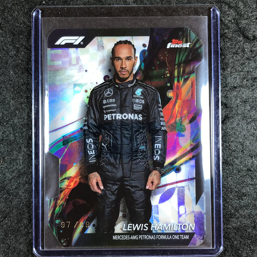 2024 Topps Finest Formula 1 LEWIS HAMILTON Common Die-Cut 97/99 #89