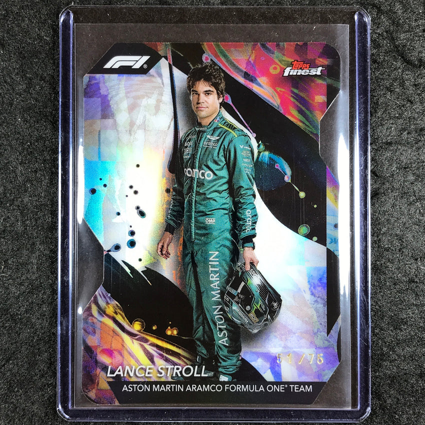 2024 Topps Finest Formula 1 LANCE STROLL Uncommon Die-Cut 51/75 #112