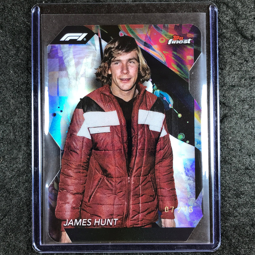 2024 Topps Finest Formula 1 JAMES HUNT Uncommon Die-Cut 7/75 #124