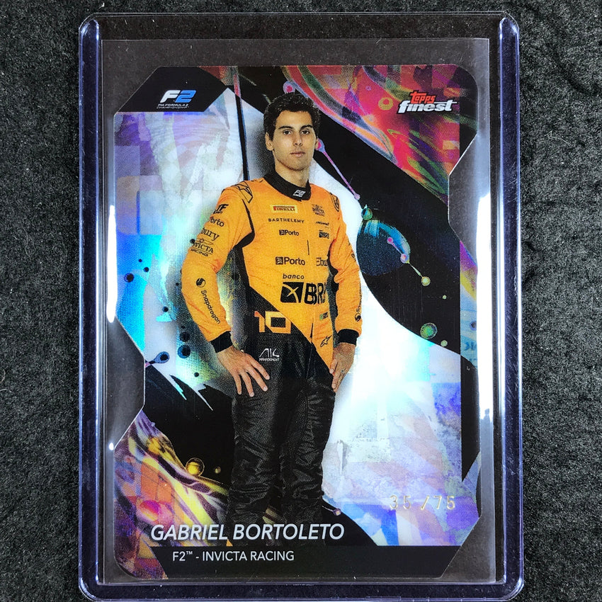 2024 Topps Finest Formula 1 GABRIEL BORTOLETO Uncommon Die-Cut 35/75 #128