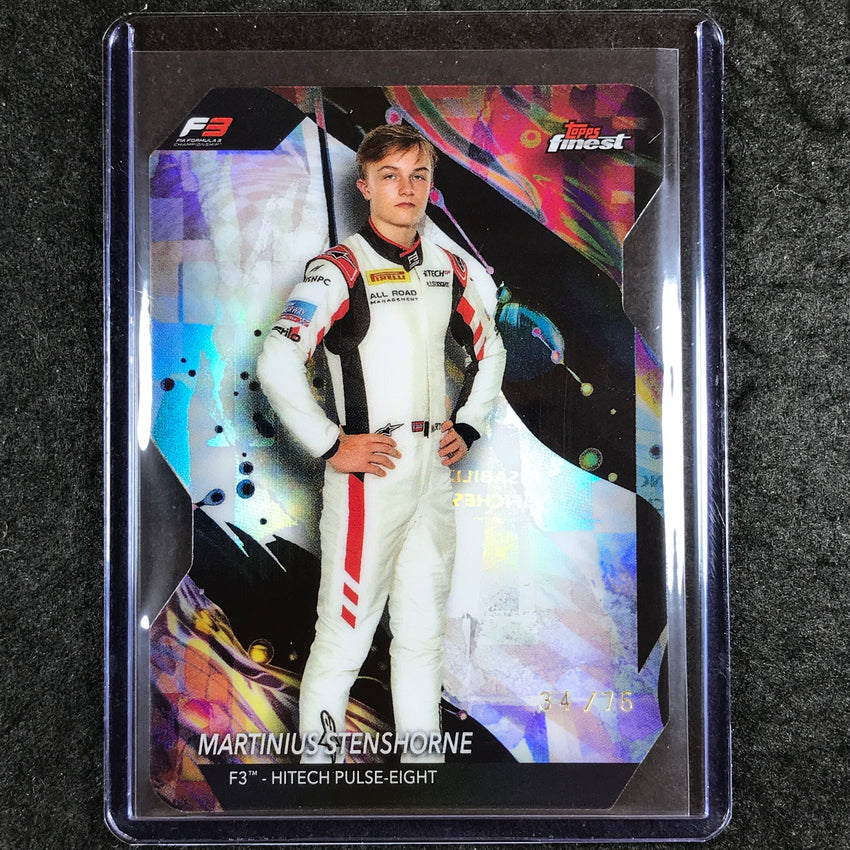 2024 Topps Finest Formula 1 MARTINIUS STENSHORNE Uncommon Die-Cut 34/75 #156