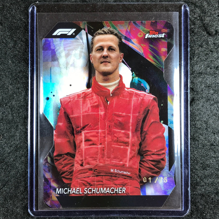 2024 Topps Finest Formula 1 MICHAEL SCHUMACHER Uncommon Die-Cut 1/75 #183