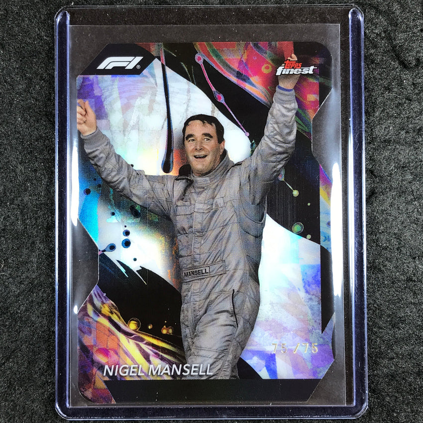 2024 Topps Finest Formula 1 NIGEL MANSELL Uncommon Die-Cut 75/75 #185