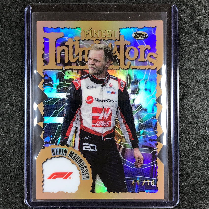 2024 Topps Finest Formula 1 KEVIN MAGNUSSEN Intimidators Die-Cut 41/74 #MAG