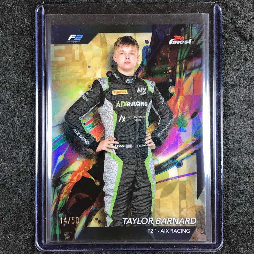 2024 Topps Finest Formula 1 TAYLOR BARNARD Common Gold 14/50 #36