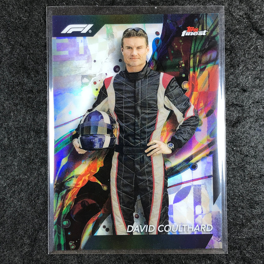 2024 Topps Finest Formula 1 DAVID COULTHARD Base Common Refractor #82