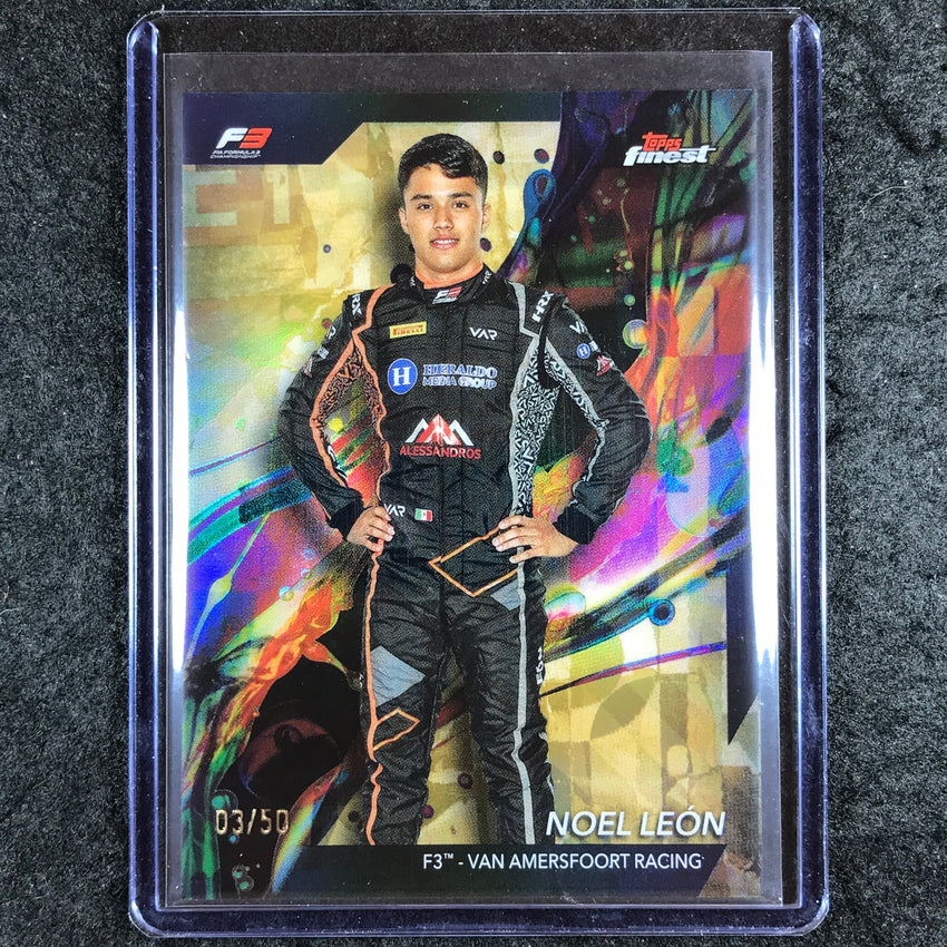 2024 Topps Finest Formula 1 NOEL LEON Common Gold 3/50 #61