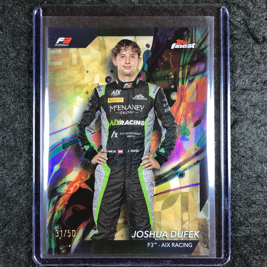 2024 Topps Finest Formula 1 JOSHUA DUFEK Common Gold 31/50 #69