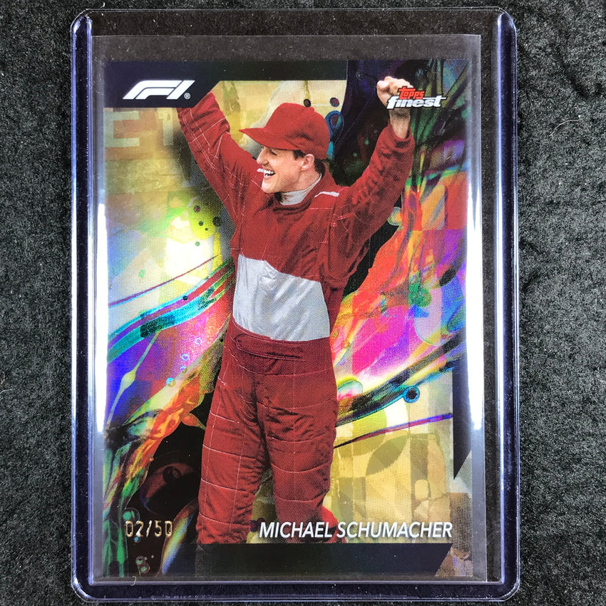 2024 Topps Finest Formula 1 MICHAEL SCHUMACHER Common Gold 2/50 #83