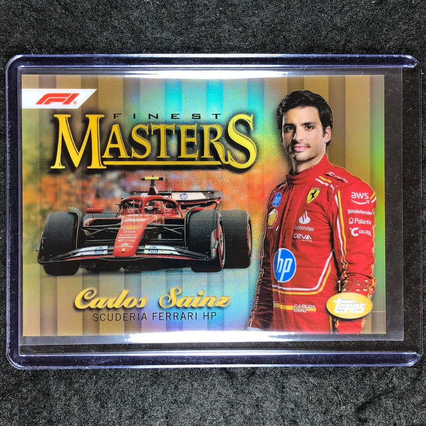 2024 Topps Finest Formula 1 CARLOS SAINZ Masters Gold 12/50 #2