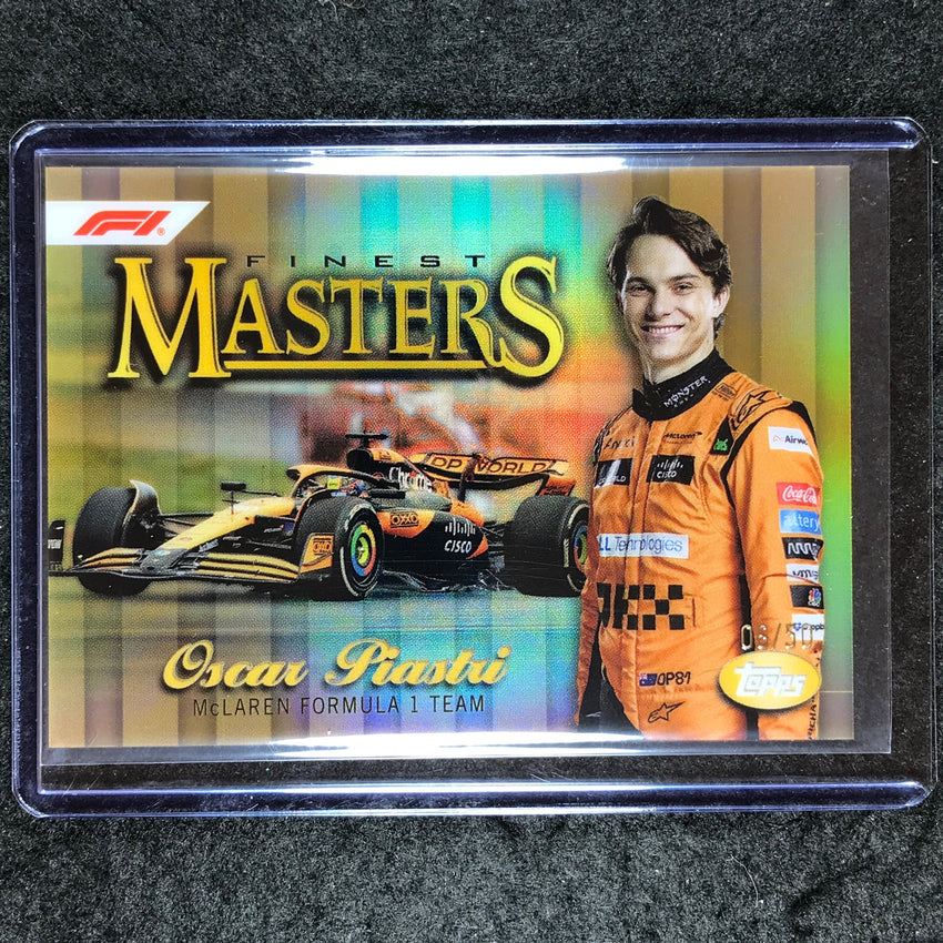 2024 Topps Finest Formula 1 OSCAR PIASTRI Masters Gold 6/50 #4