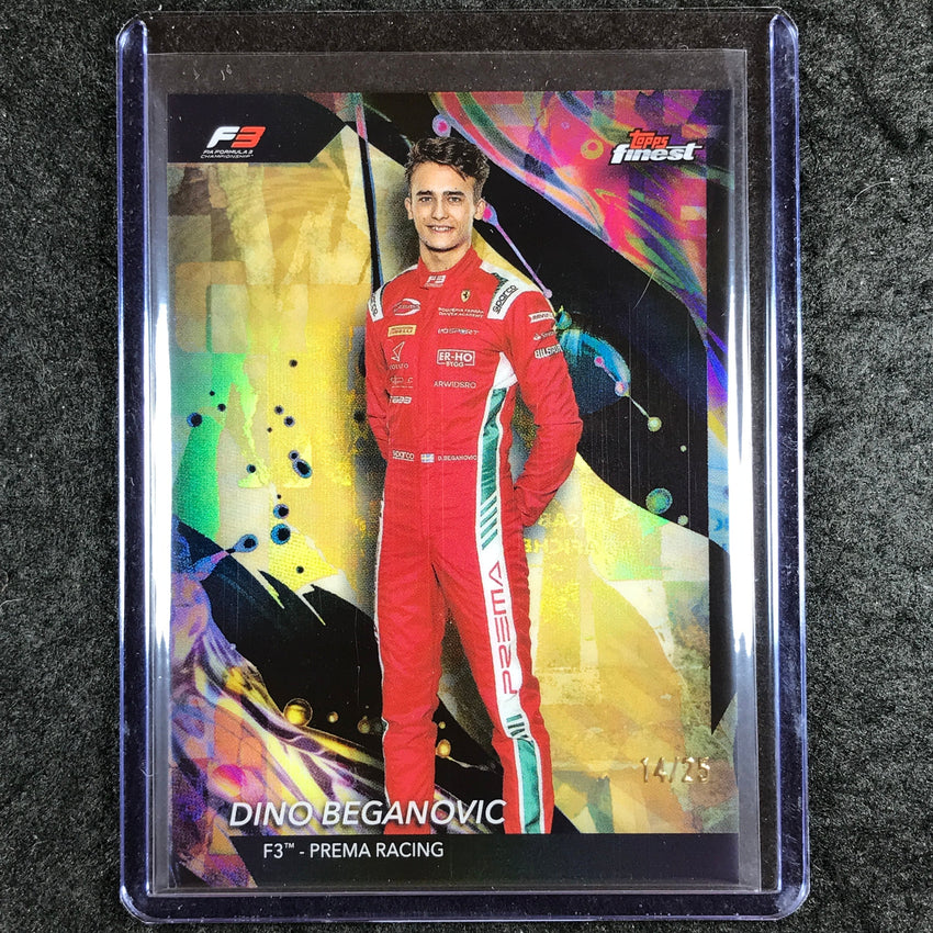 2024 Topps Finest Formula 1 DINO BEGANOVIC Uncommon Gold 14/25 #143