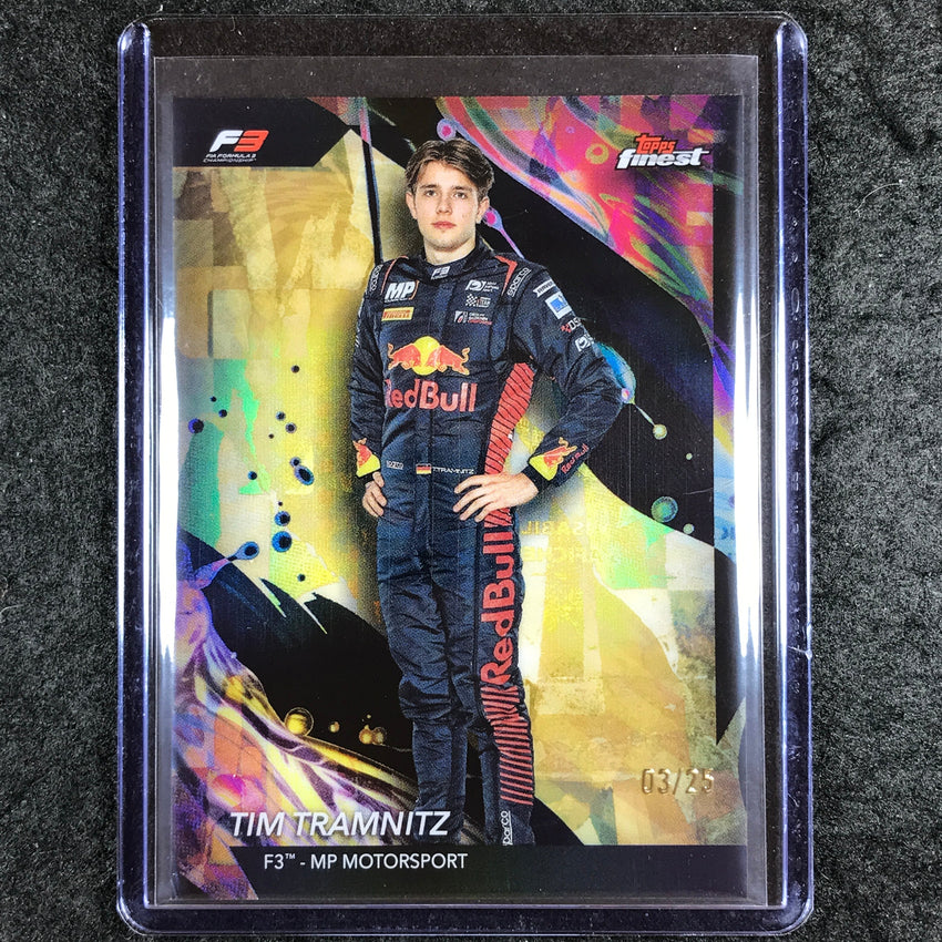 2024 Topps Finest Formula 1 TIM TRAMNITZ Uncommon Gold 3/25 #149