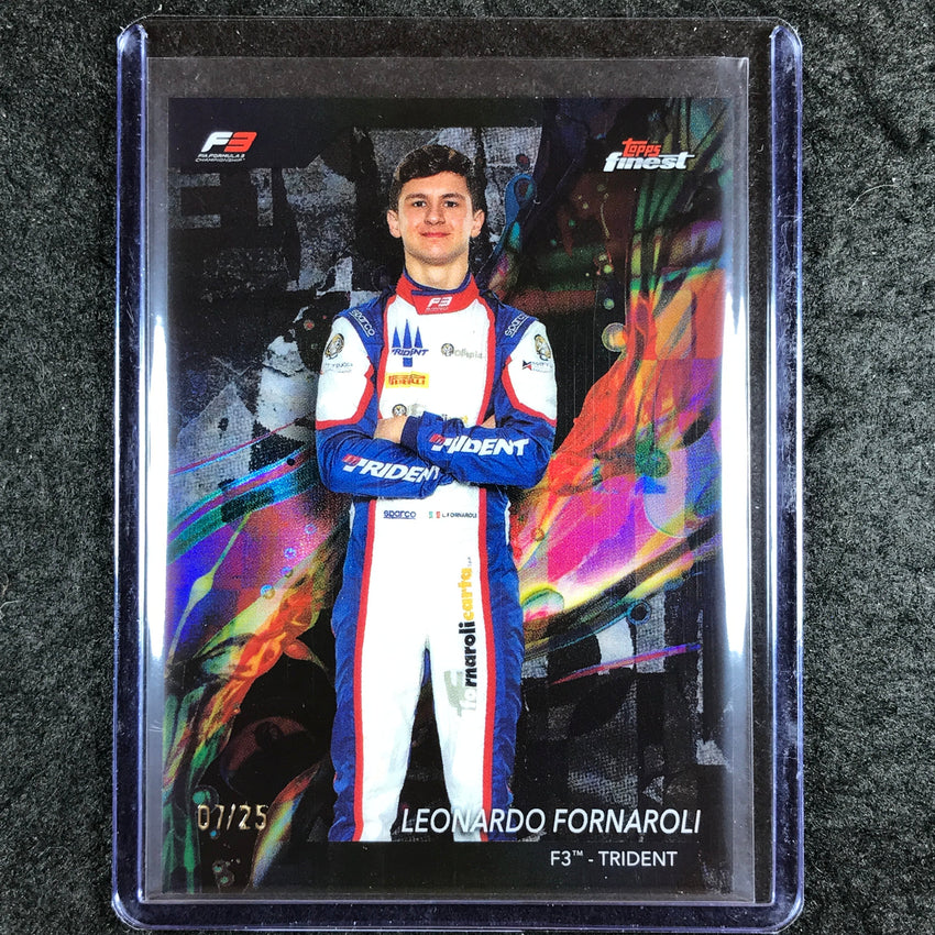 2024 Topps Finest Formula 1 LEONARDO FORNAROLI Common Black 7/25 #46