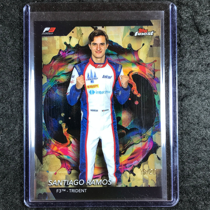 2024 Topps Finest Formula 1 SANTIAGO RAMOS Rare Gold 19/20 #248