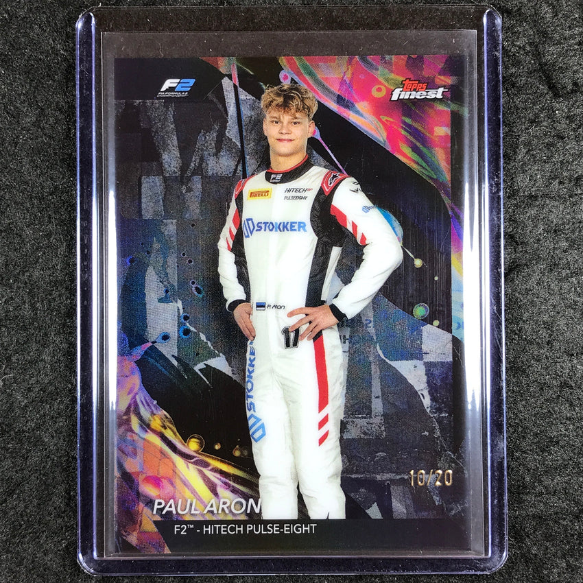 2024 Topps Finest Formula 1 PAUL ARON Uncommon Black 10/20 #131