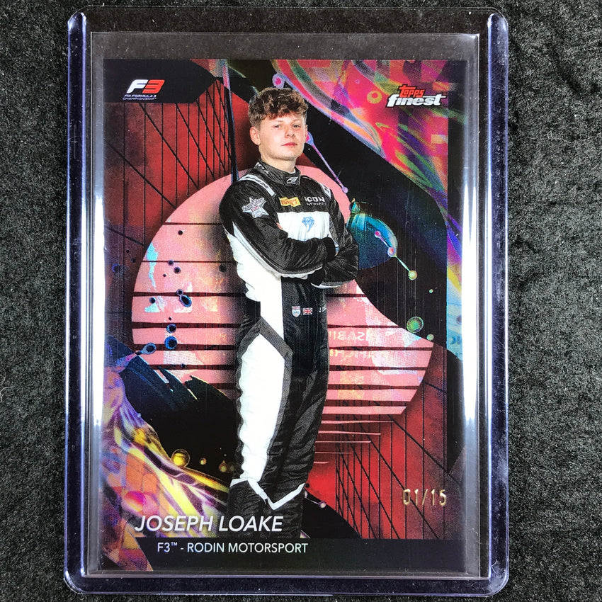 2024 Topps Finest Formula 1 JOSEPH LOAKE Uncommon Red Black Vapor 1/15 #171
