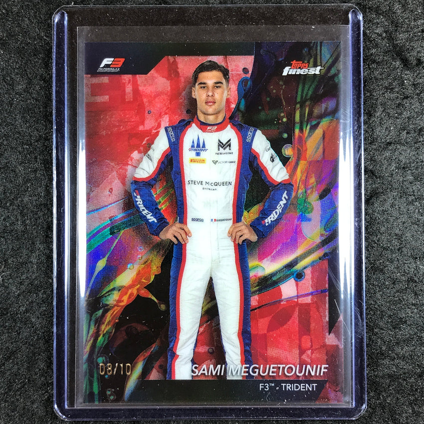 2024 Topps Finest Formula 1 SAMI MEGUETOUNIF Common Red 8/10 #47