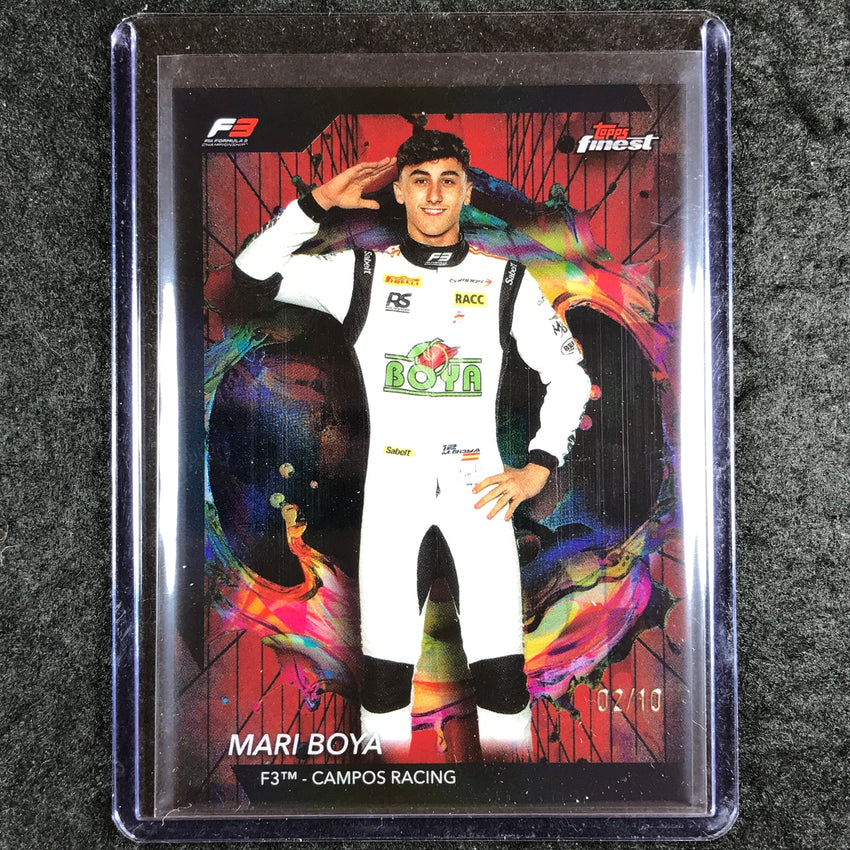 2024 Topps Finest Formula 1 MARI BOYA Rare Red Black Vapor 2/10 #254