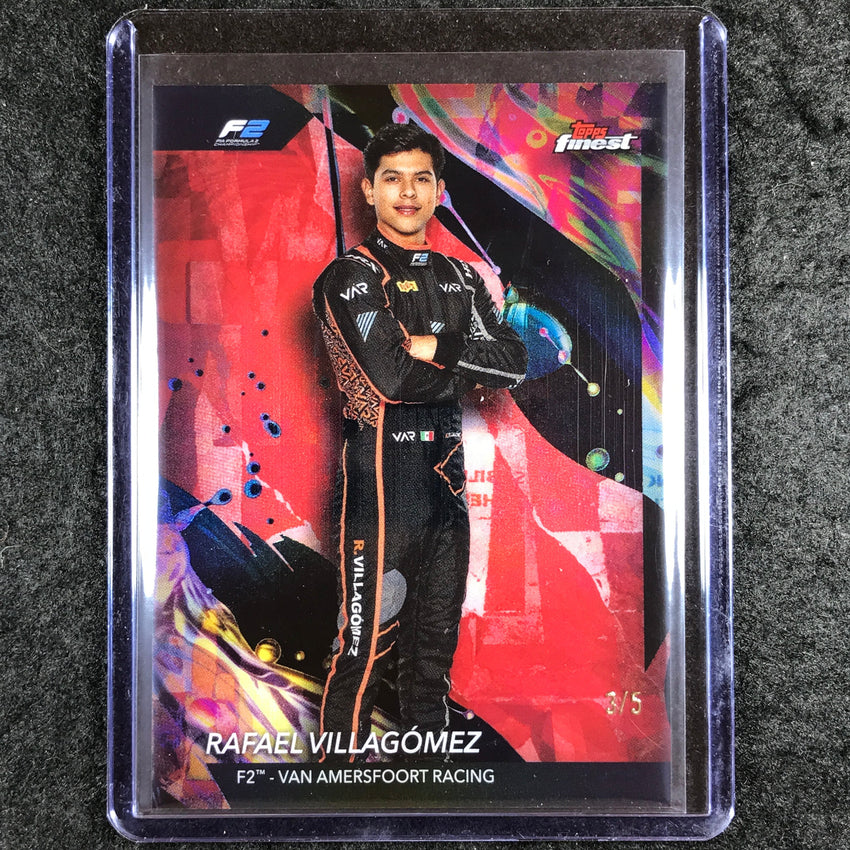 2024 Topps Finest Formula 1 RAFAEL VILLAGOMEZ Uncommon Red 3/5 #140