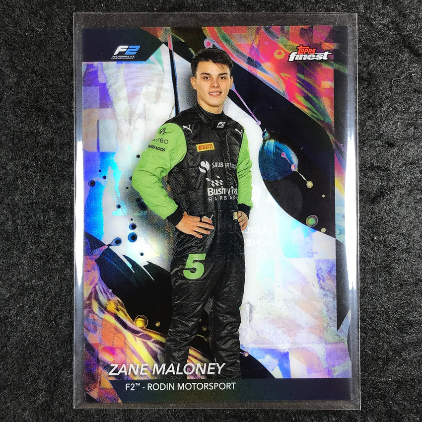 2024 Topps Finest Formula 1 ZANE MALONEY Base Uncommon Refractor #125