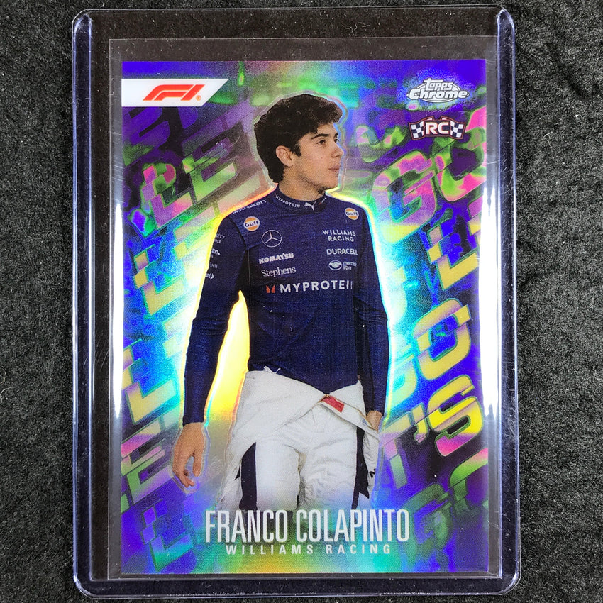 2024 Topps Finest Formula 1 FRANCO COLAPINTO Rookie Let's Go SSP #20