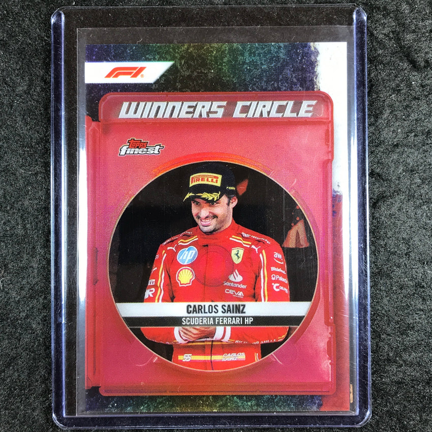 2024 Topps Finest Formula 1 CARLOS SAINZ Winners Circle SSP #4