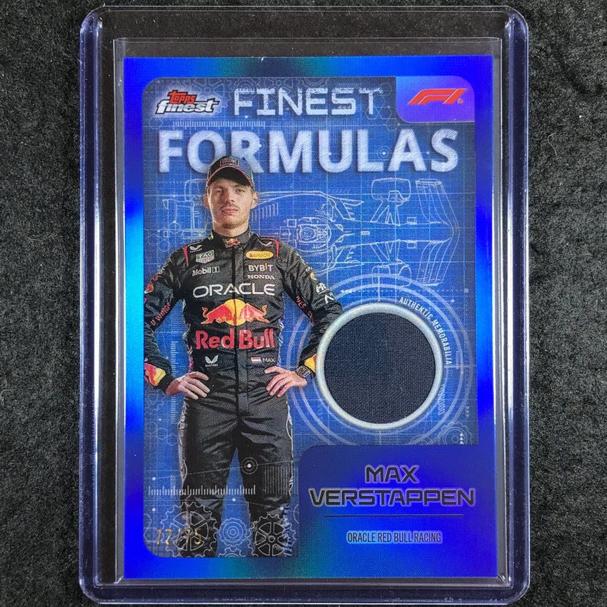 2024 Topps Finest Formula 1 MAX VERSTAPPEN Finest Formulas Relic