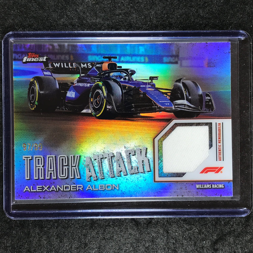2024 Topps Finest Formula 1 ALEXANDER ALBON Track Attack Relics Base 97/99