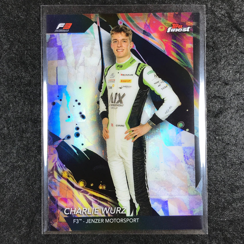 2024 Topps Finest Formula 1 CHARLIE WURZ Base Uncommon Refractor #158