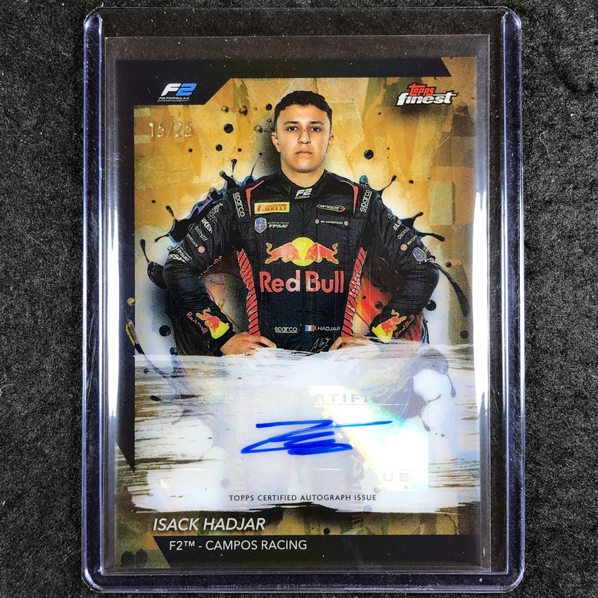 2024 Topps Finest Formula 1 ISACK HADJAR Autographs Gold Refractor 15/25 #HAD