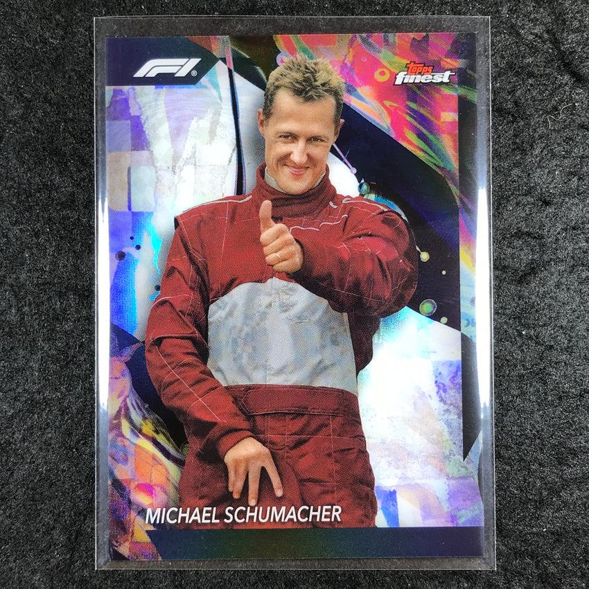 2024 Topps Finest Formula 1 MICHAEL SCHUMACHER Base Uncommon Refractor #173