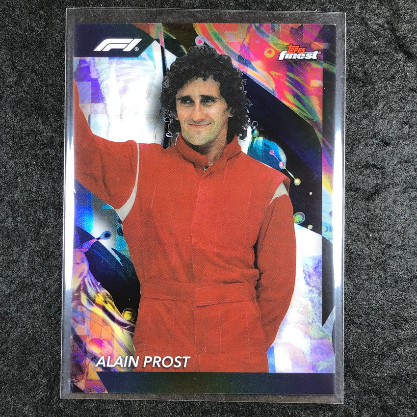 2024 Topps Finest Formula 1 ALAIN PROST Base Uncommon Refractor #176