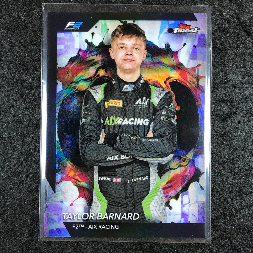 2024 Topps Finest Formula 1 TAYLOR BARNARD Base Rare Refractor #236