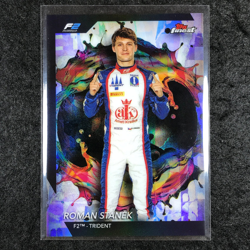 2024 Topps Finest Formula 1 ROMAN STANEK Base Rare Refractor #238