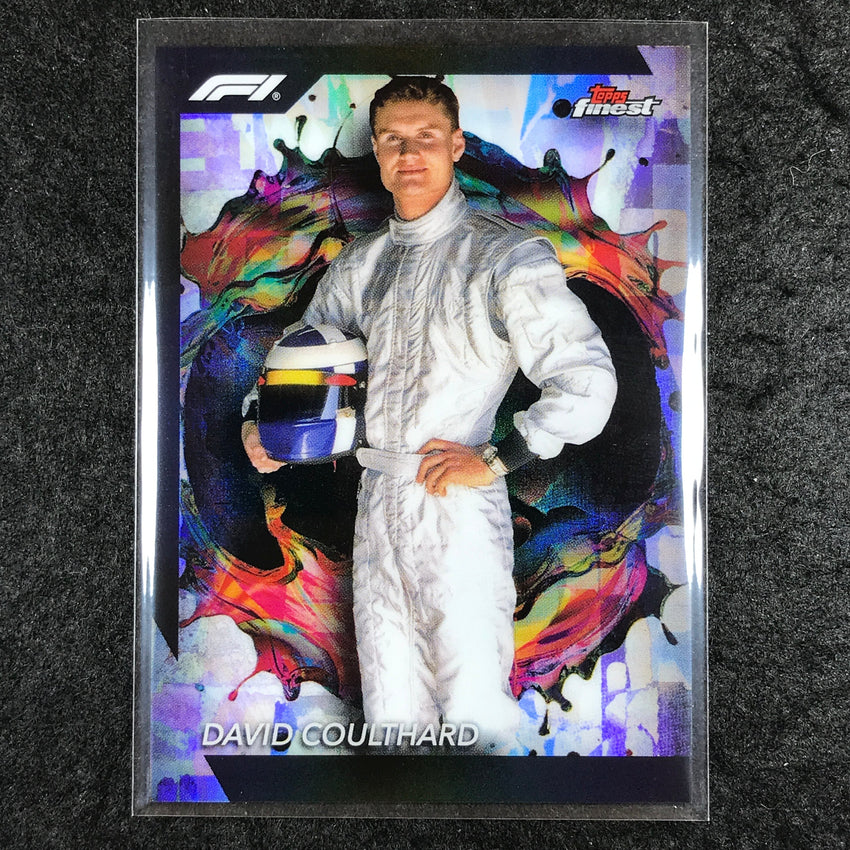 2024 Topps Finest Formula 1 DAVID COULTHARD Base Rare Refractor #277