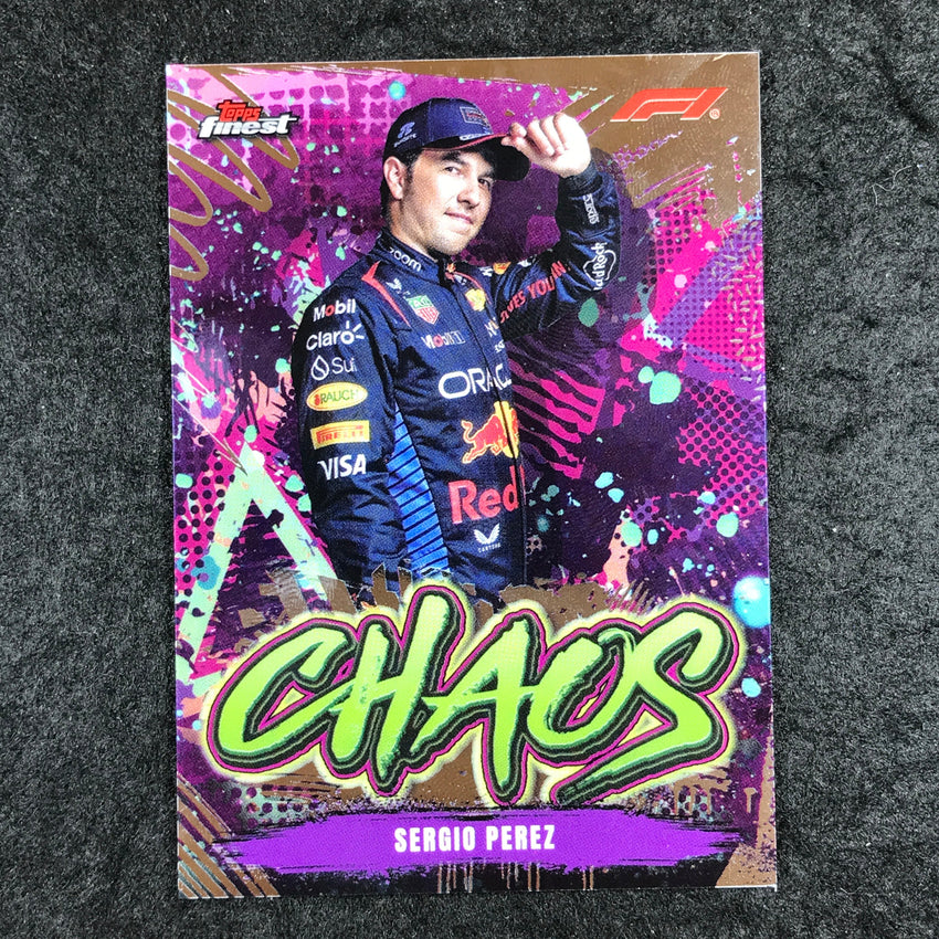 2024 Topps Finest Formula 1 SERGIO PEREZ Chaos Base #2
