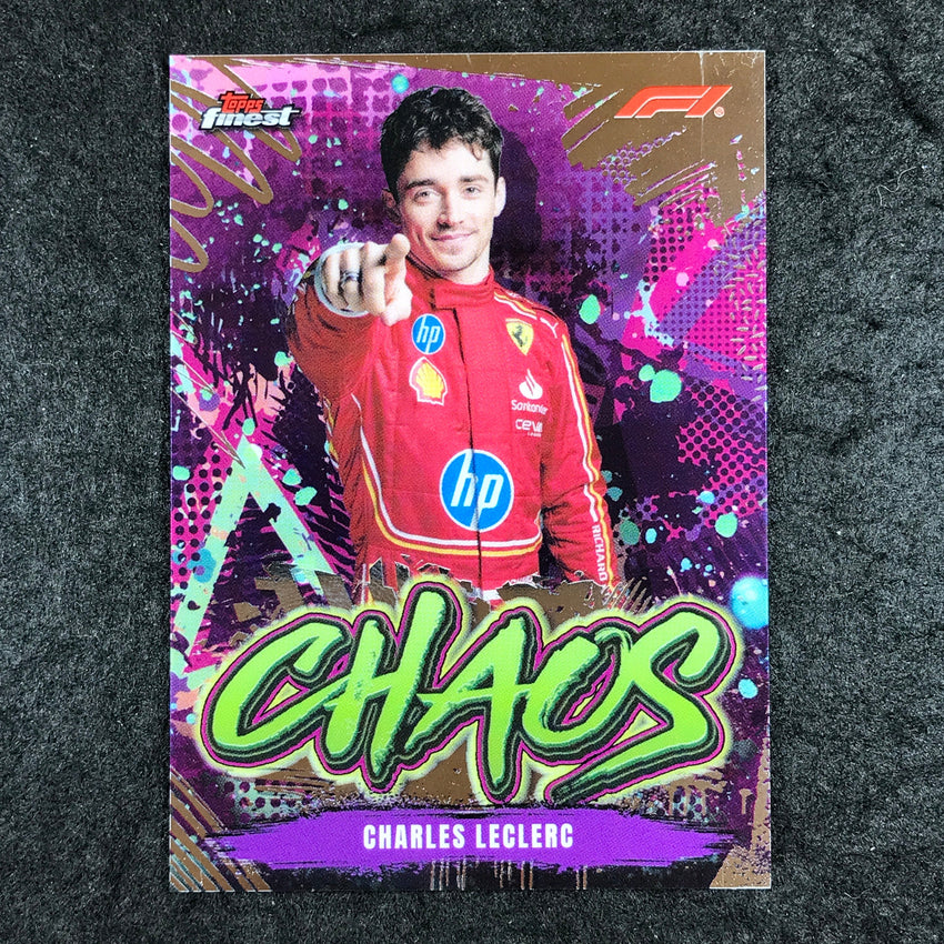 2024 Topps Finest Formula 1 CHARLES LECLERC Chaos Base #3