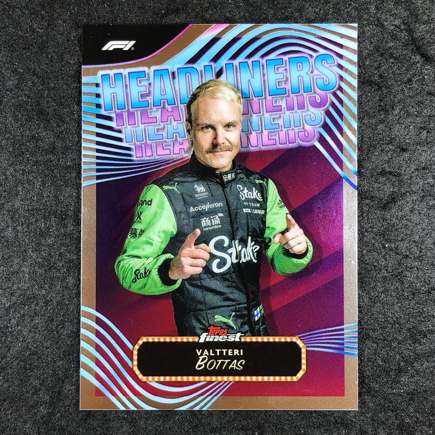 2024 Topps Finest Formula 1 VALTTERI BOTTAS Headliners Base #7