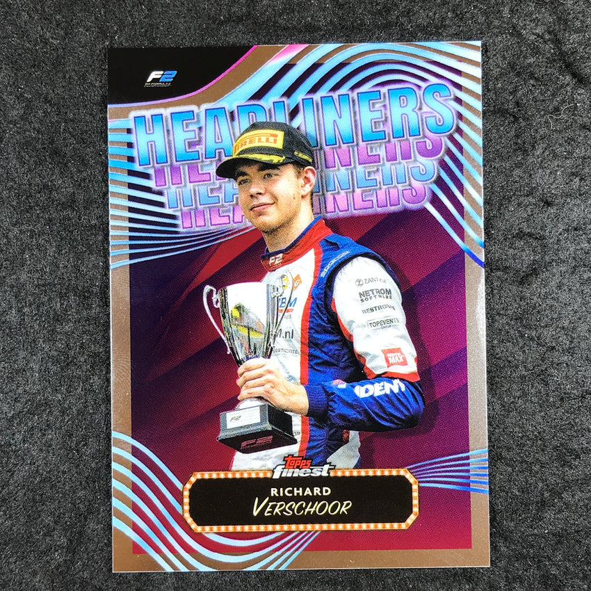 2024 Topps Finest Formula 1 RICHARD VERSCHOOR Headliners Base #15
