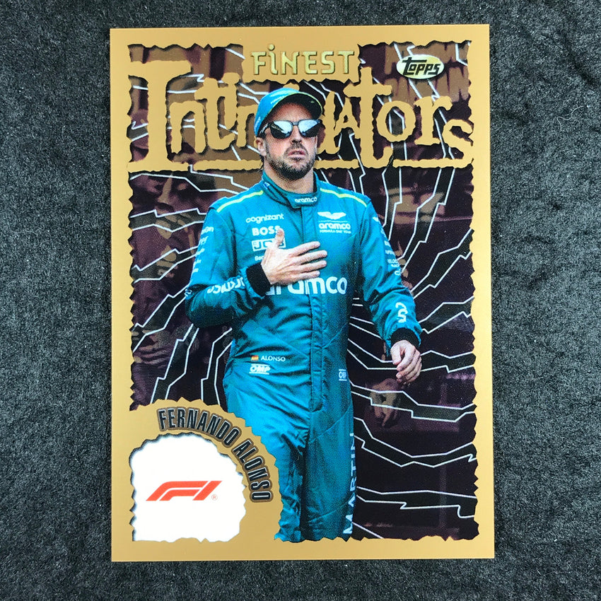 2024 Topps Finest Formula 1 FERNANDO ALONSO Intimidators Base #ALO