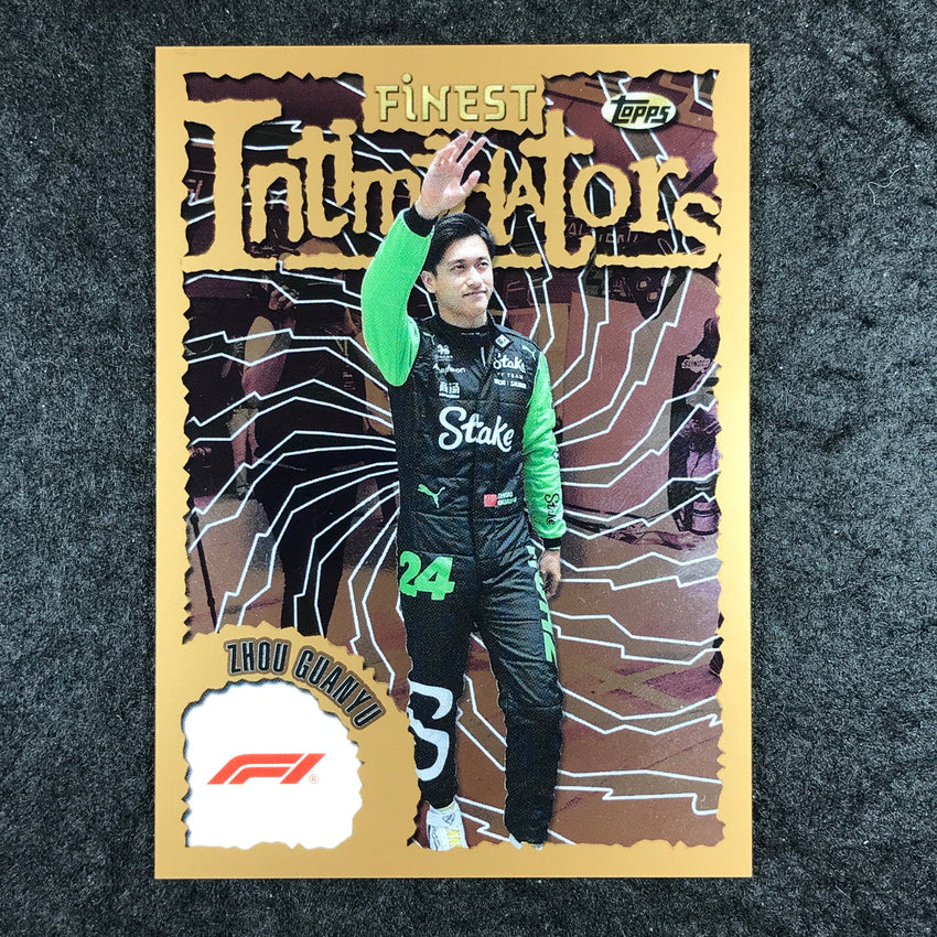 2024 Topps Finest Formula 1 ZHOU GUANYU Intimidators Base #ZHO