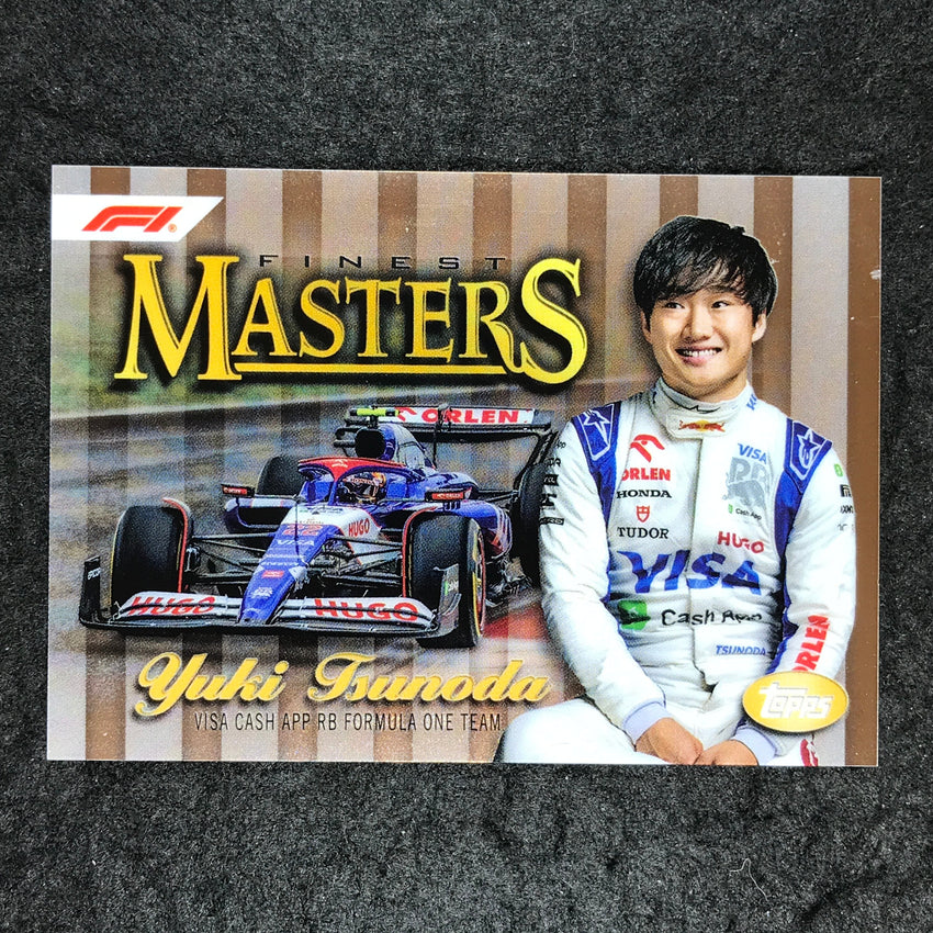 2024 Topps Finest Formula 1 YUKI TSUNODA Masters Base #9