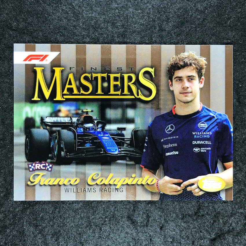 2024 Topps Finest Formula 1 FRANCO COLAPINTO Masters Rookie Base #10