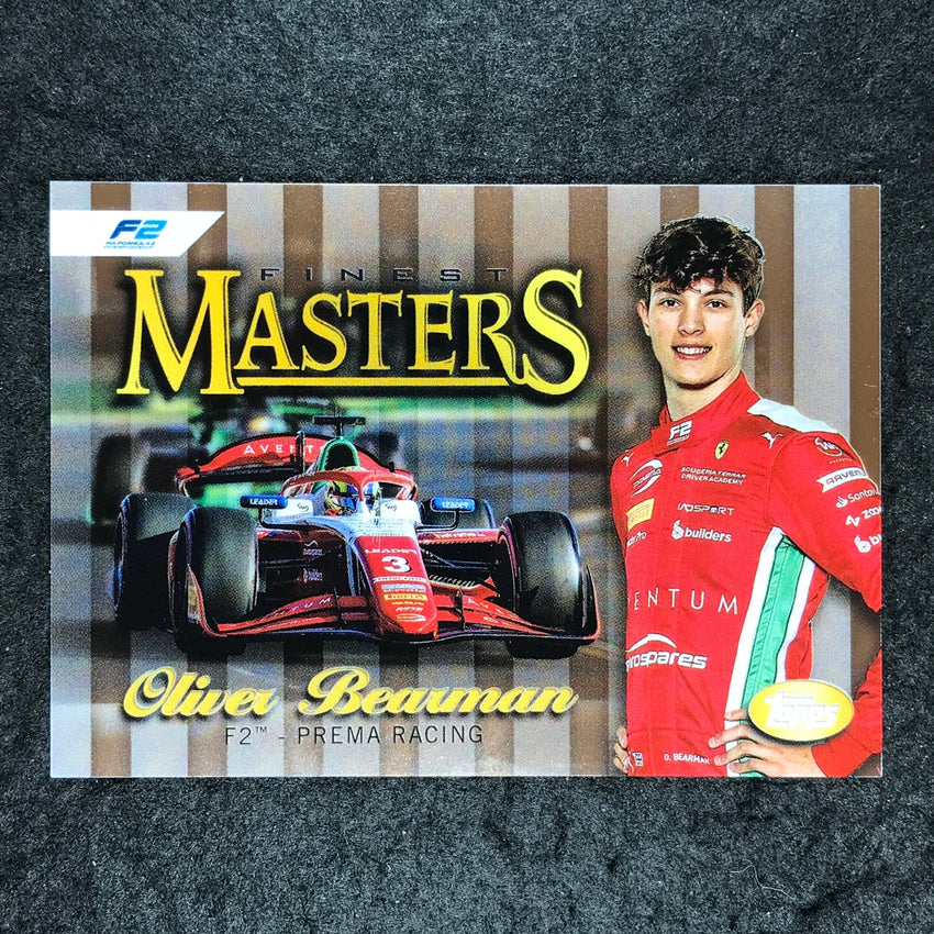 2024 Topps Finest Formula 1 OLIVER BEARMAN Masters Base #11
