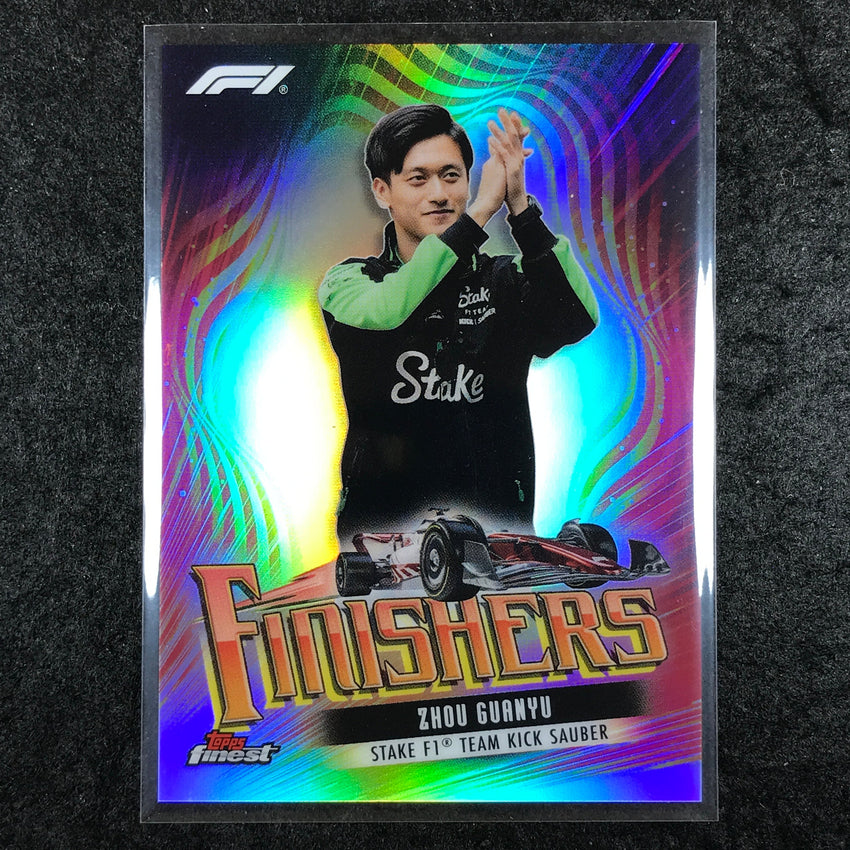 2024 Topps Finest Formula 1 ZHOU GUANYU Finishers Refractor #7