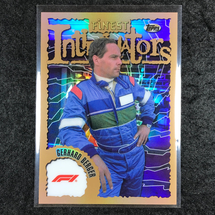 2024 Topps Finest Formula 1 GERHARD BERGER Intimidators Refractor #BER