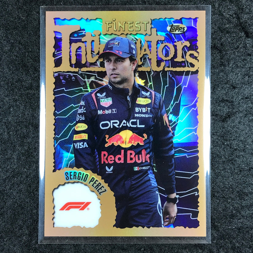 2024 Topps Finest Formula 1 SERGIO PEREZ Intimidators Refractor #PER
