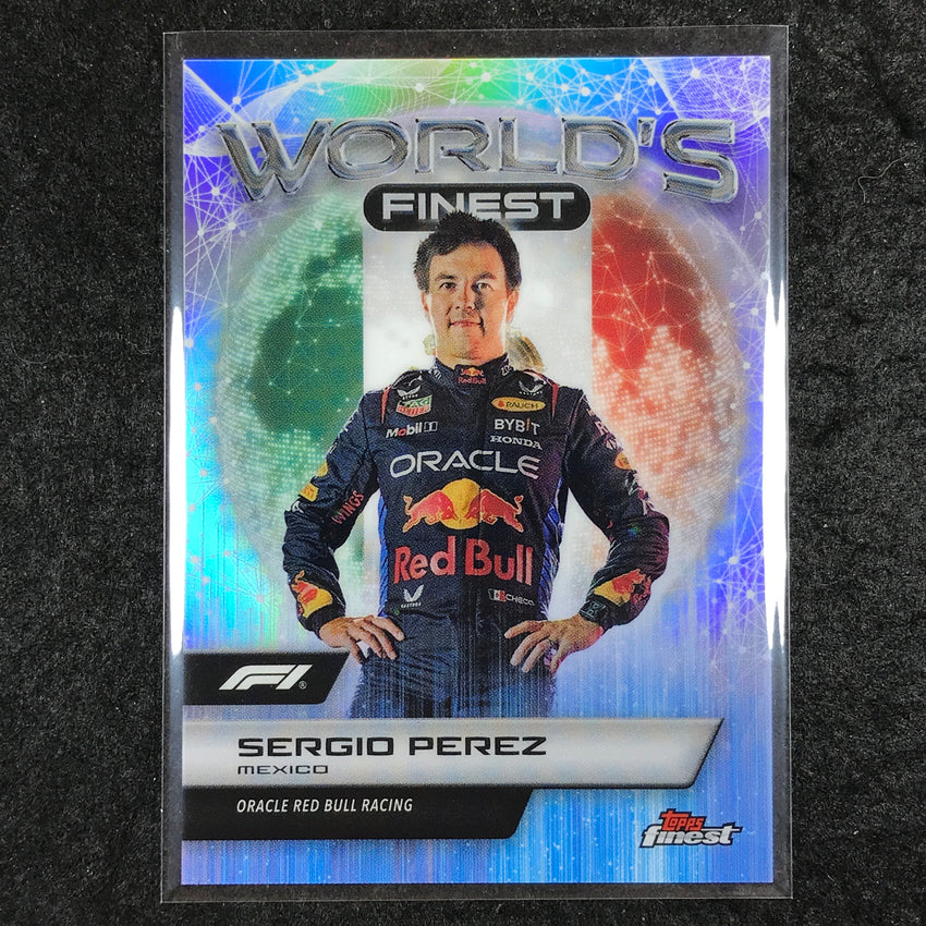 2024 Topps Finest Formula 1 SERGIO PEREZ World's Finest Refractor #2
